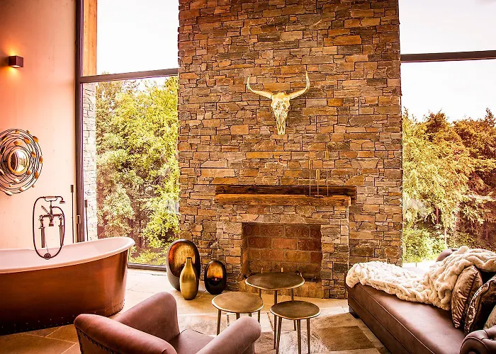 بيت خشبي Golden Hill Country &